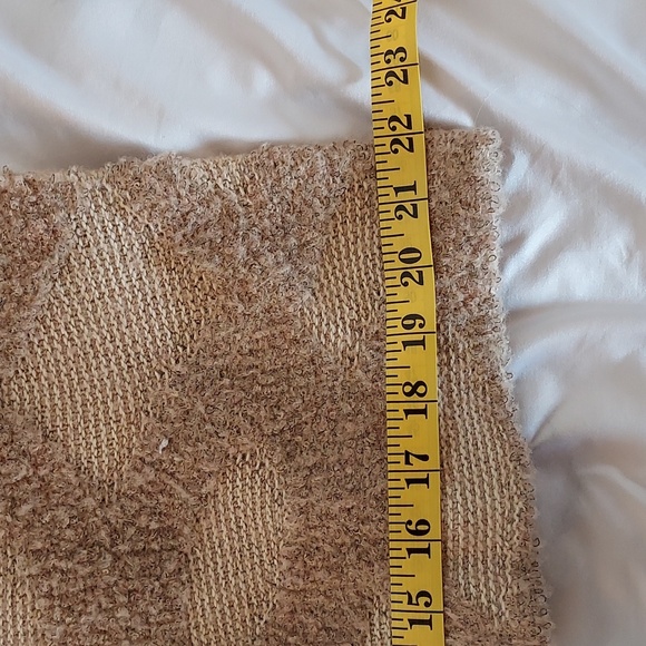 Rosie Neira   Anthropology Women's Cardigan Wool Blend Tan Textured  Lagenlook S - Picture 7 of 13